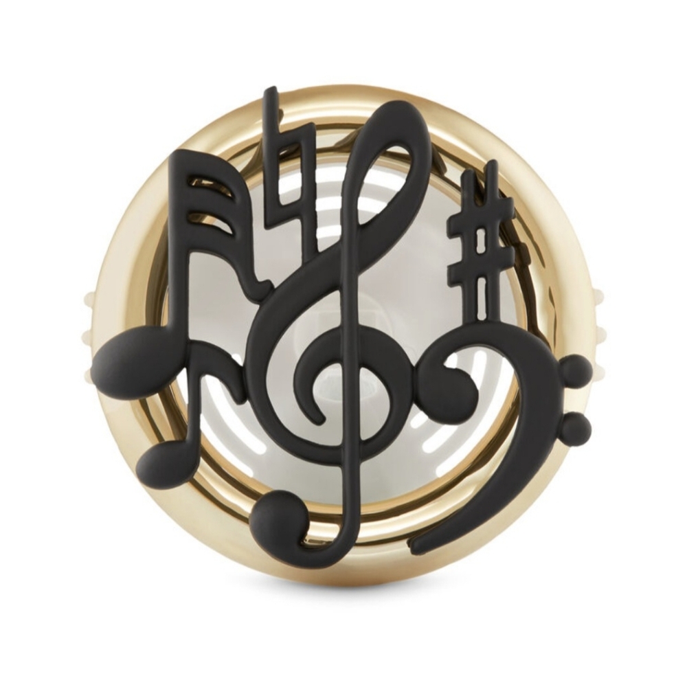 Bath & Body Works Extremely Hard To Find "Music Notes" Car Vent Clip Fra Holder
